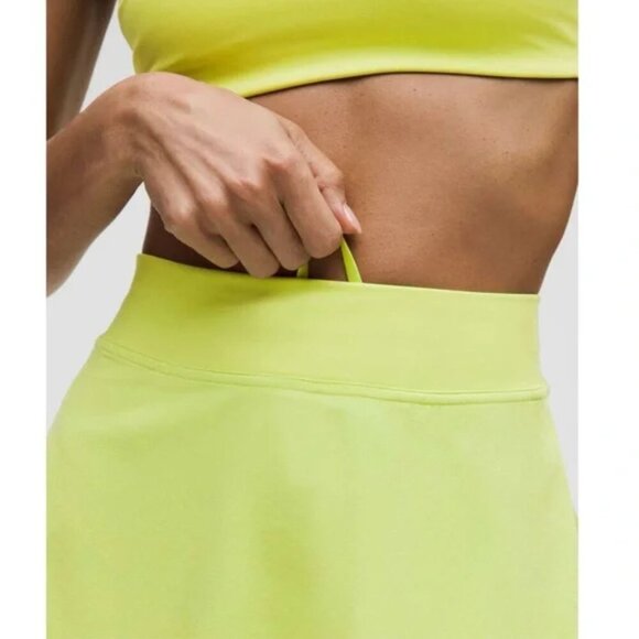 Lululemon SET Lightweight High Rise Tennis Skirt + Wunder Strappy Bra Sour Grape - Picture 4 of 14